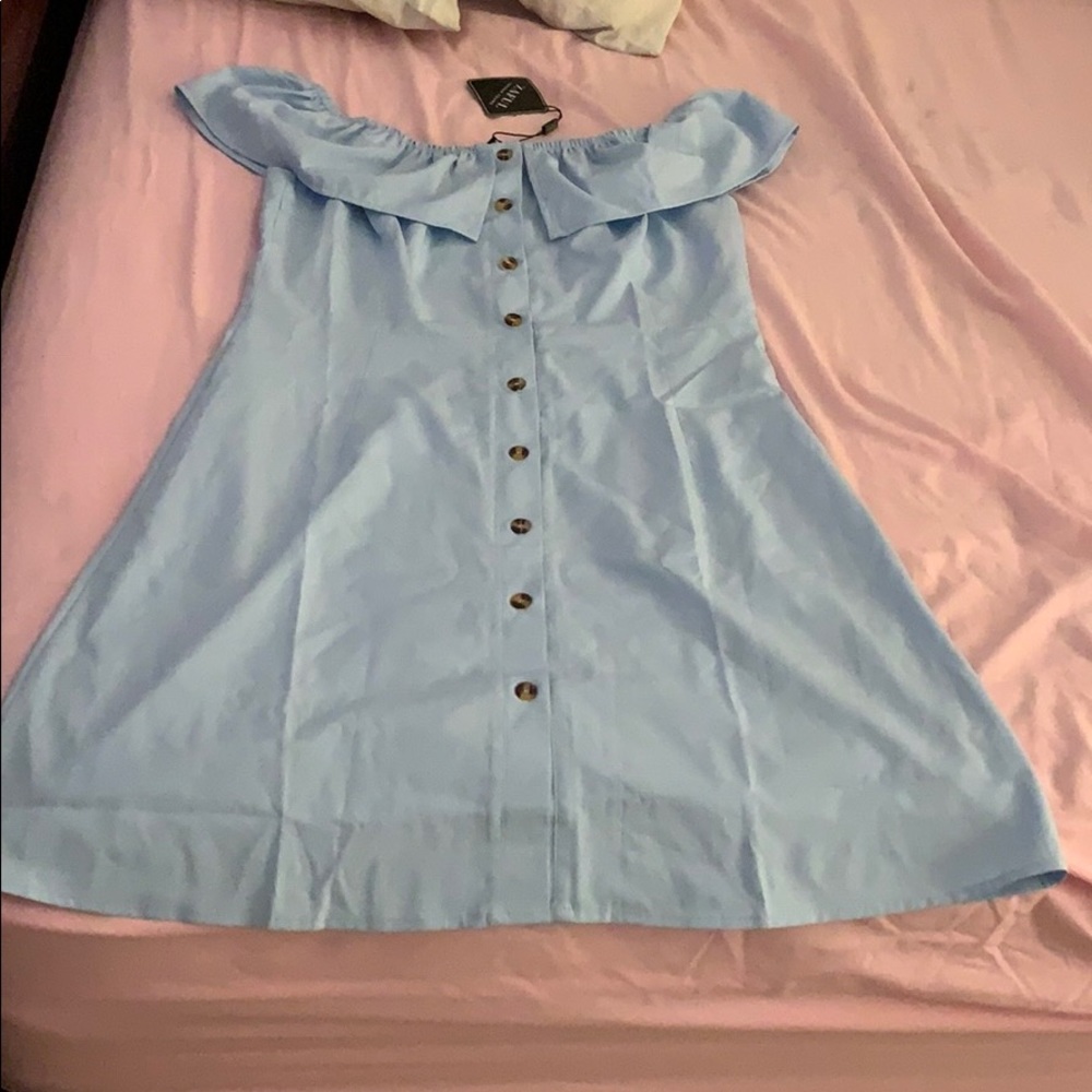 Blue sundress